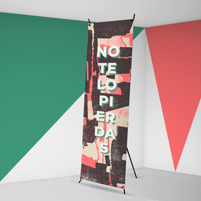 Imprimir X Banner 80 x 180 cm