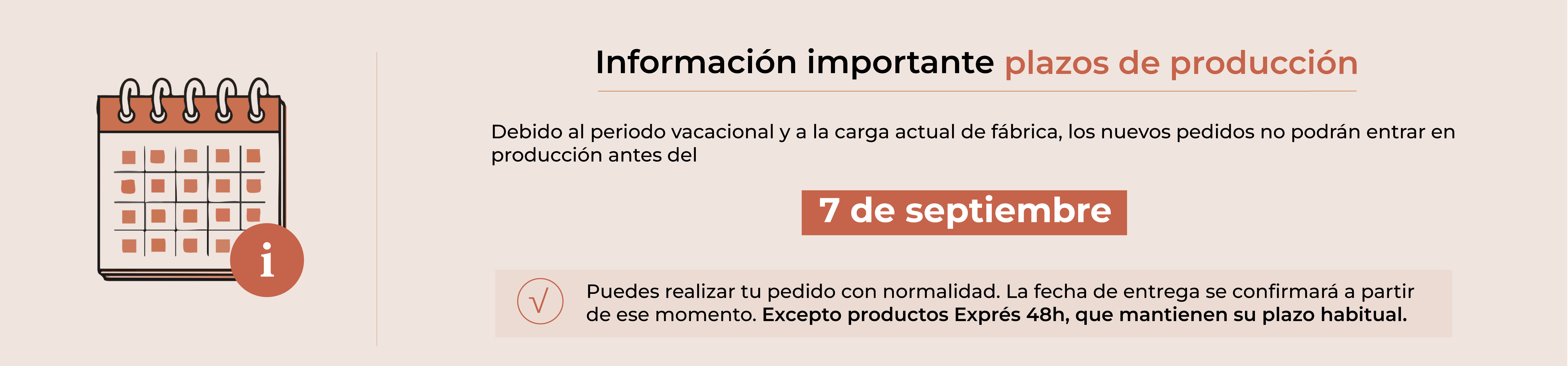 Plazos de producción